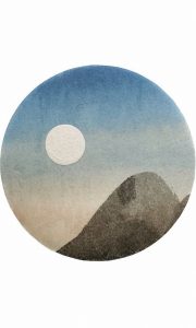 日本画体験～缶バッチに日本画材で月を描いて月を持ち歩こう～